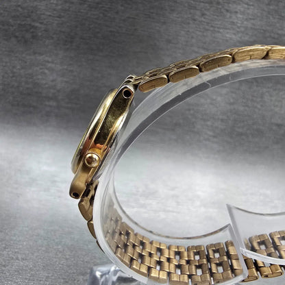 Citizen CQ Watch Women 21mm Black Dial Gold Tone Round 5930-S29762 New Battery2