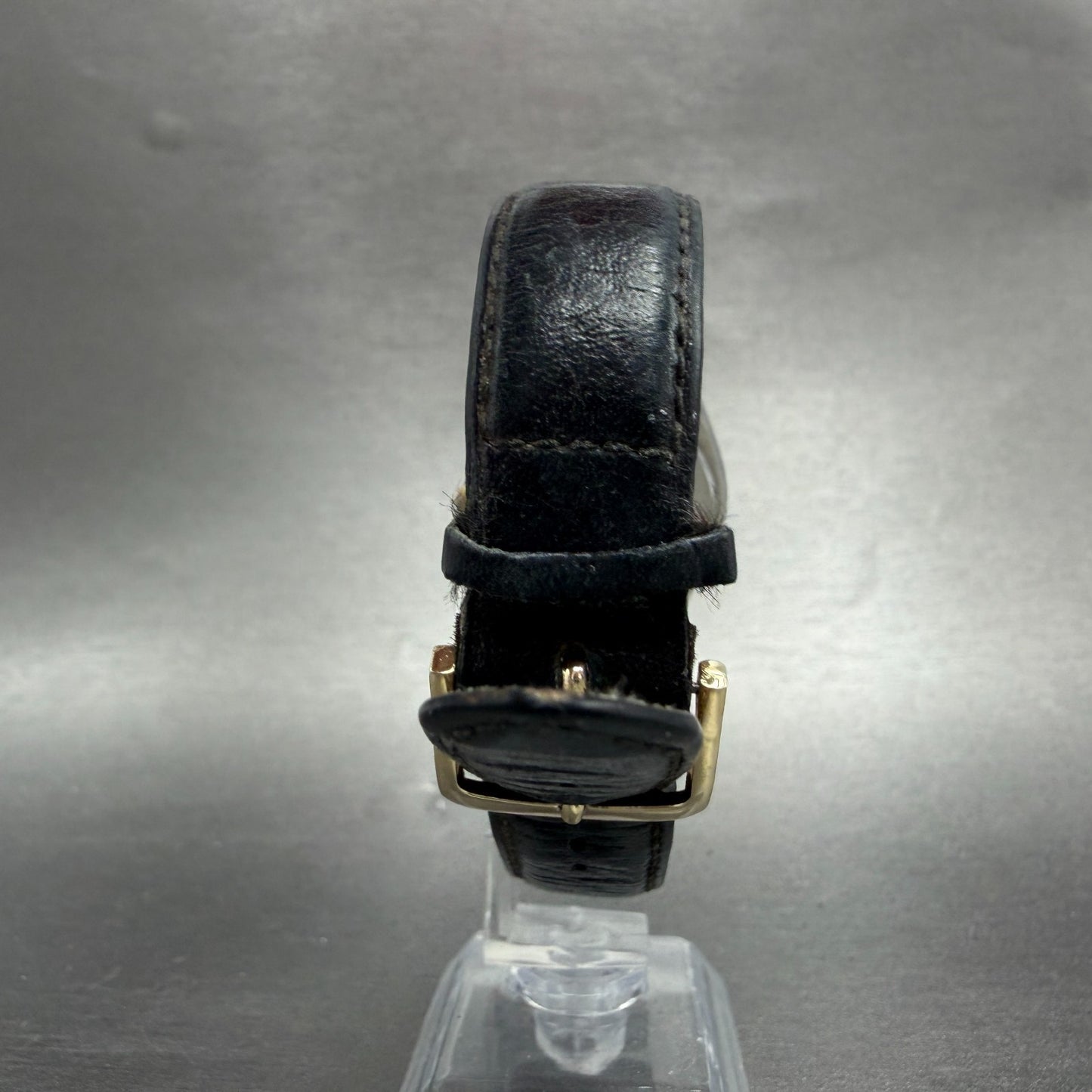 Seiko SQ Watch Men 33mm Silver Dial Two Tone Date 5y22-6009 New Battery Vintage7