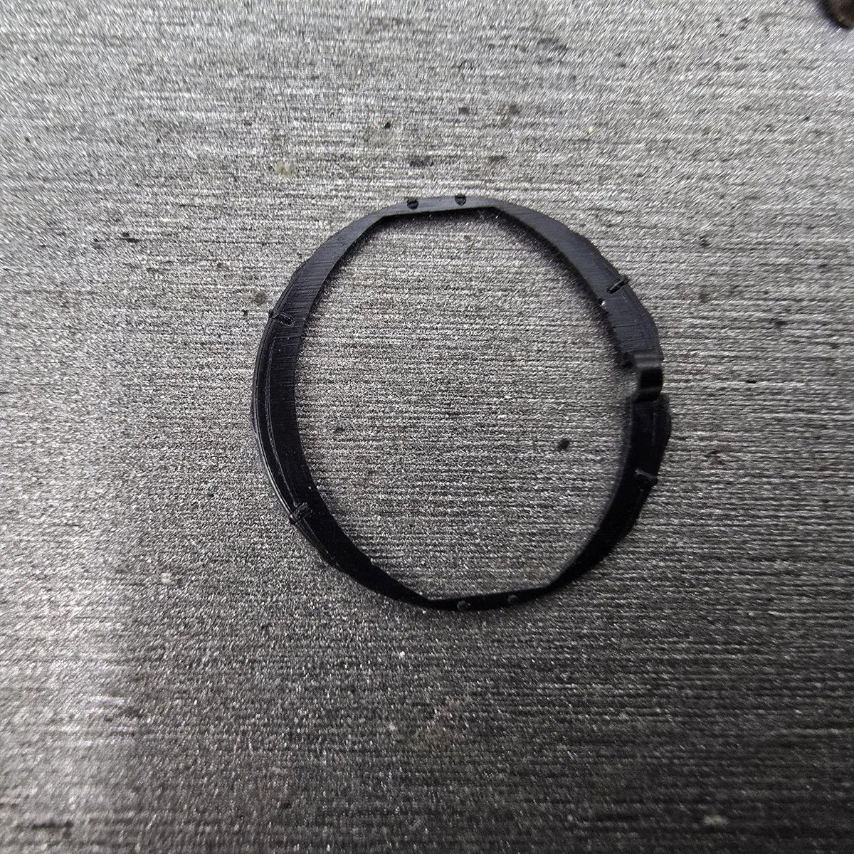 Gucci 3400L Watch Women 23mm Black Dial Gold Plated Round PARTS4