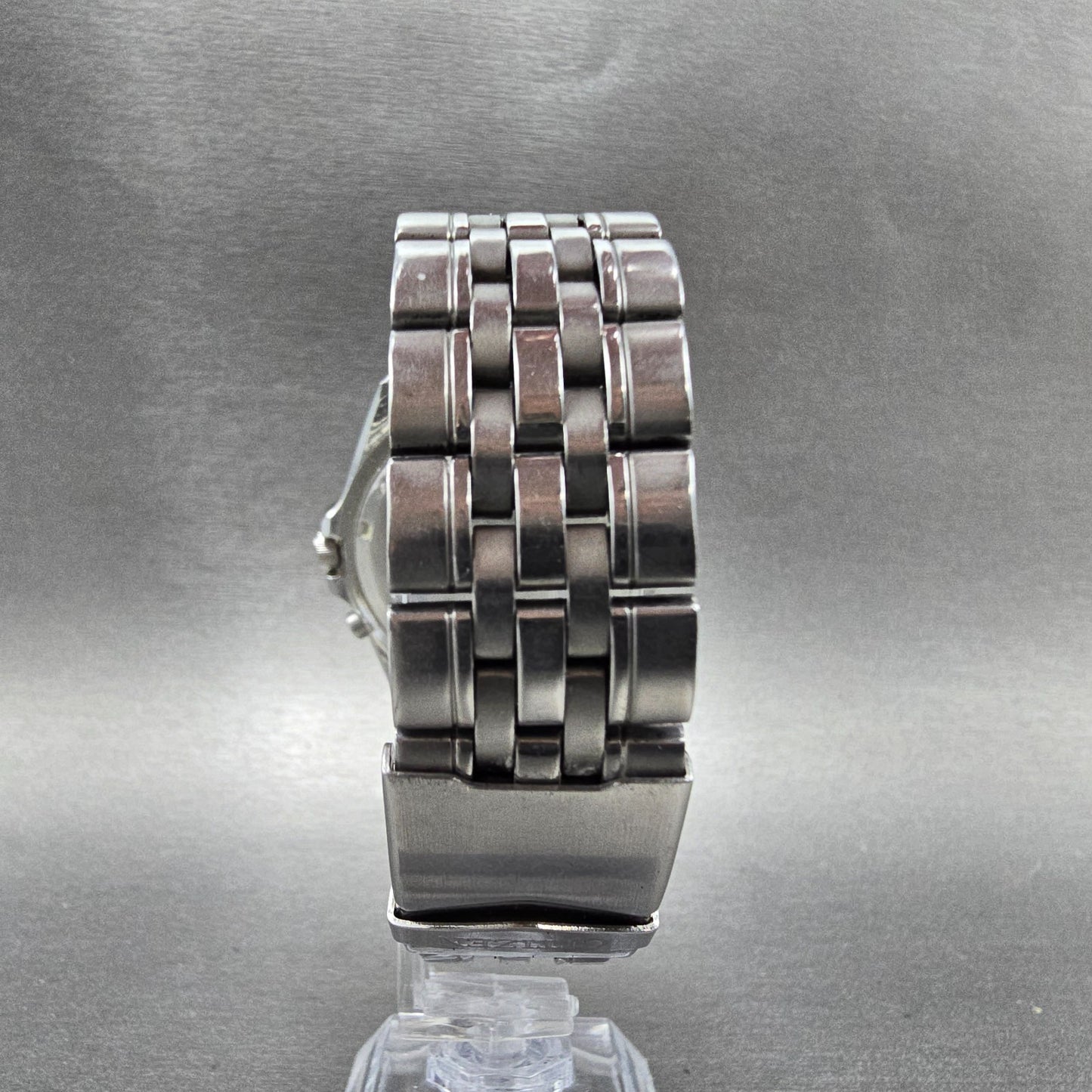 Citizen Promaster Wingman Watch Men 41mm Black Dial Steel Ani Digi READ!! NewBat8