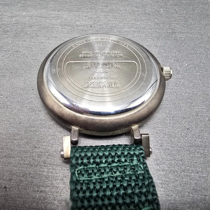 Timex Expedition Pocket Watch Men 45mm Green Dial  Gray Round New Battery13