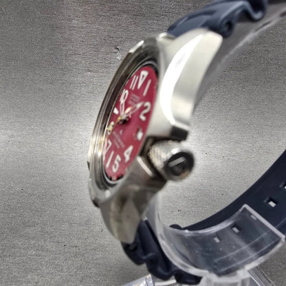 Citizen Eco-Drive GMT Watch Men 40mm Red Dial Silver Tone date B876-H25543 PARTS4