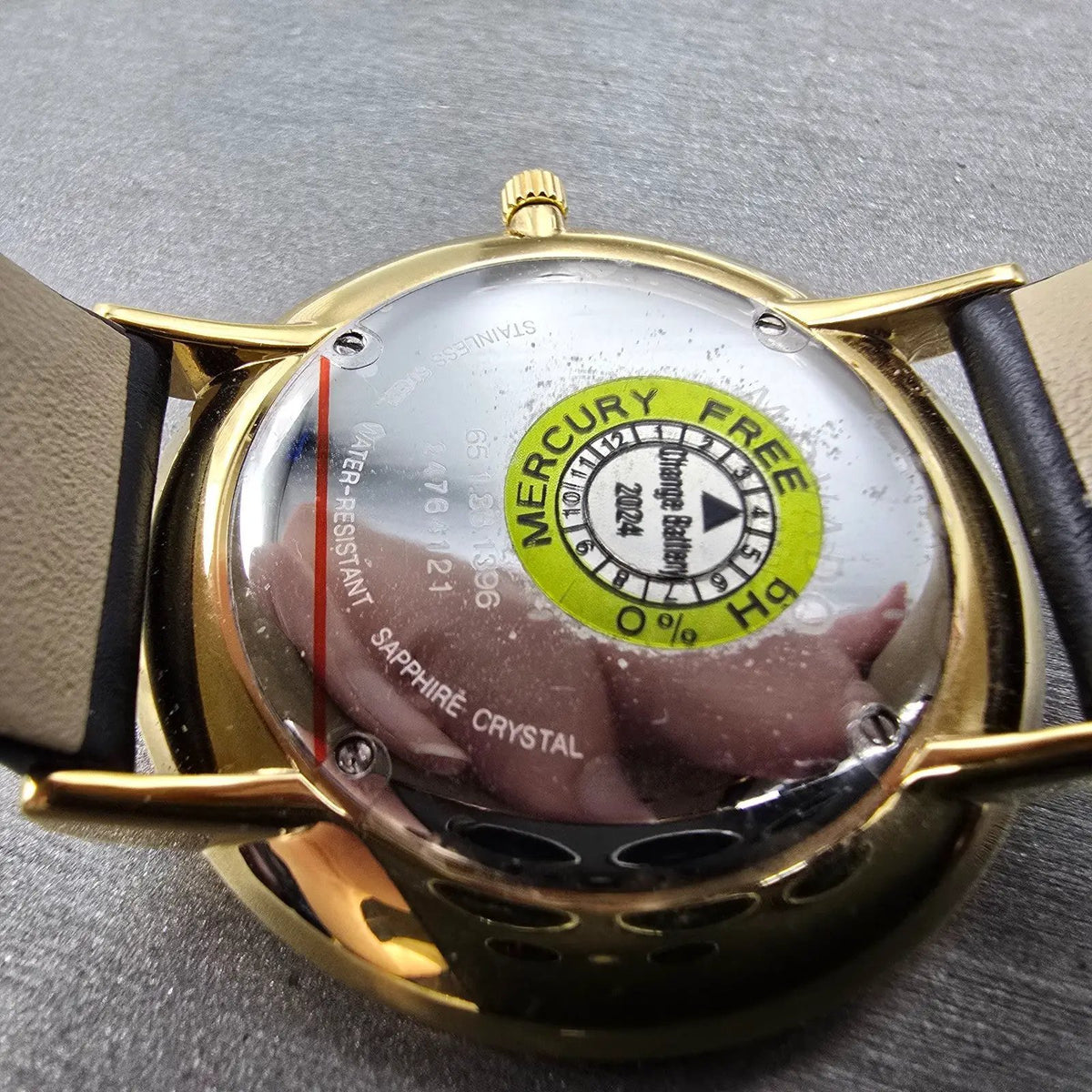 Movado Museum Watch Men 40mm Black Dial Gold 70th Anniversary 0607135 New Batt9