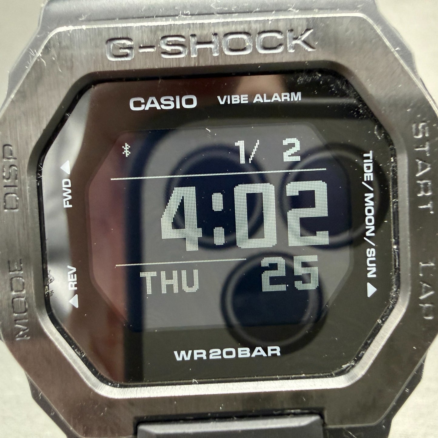 Casio G-Shock GBX-100 Watch Men 44mm Black G-Lide Dayadte Alarm New Battery1