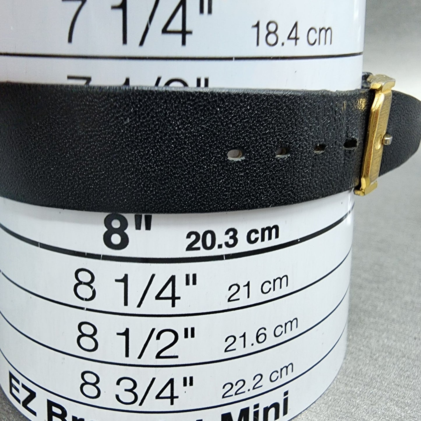 Movado Museum Watch Men 31mm Black Dial Gold Tone Leather Band 87 41 882 PARTS11