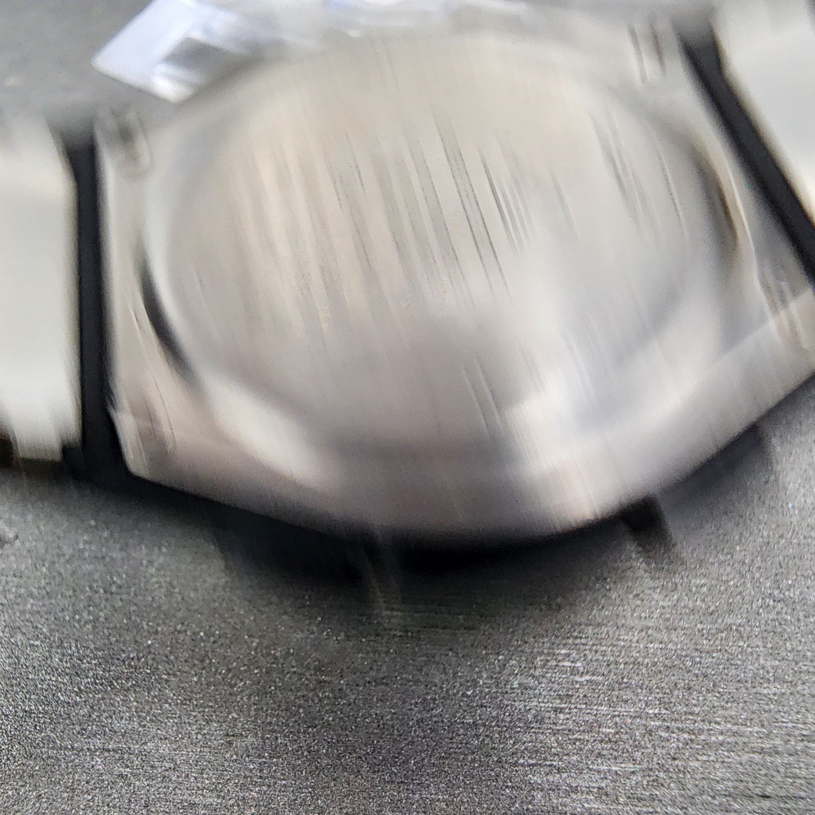 Casio Wave Ceptor Watch Men 43mm White Dial Black Tone Date Chrono Solar Runs9