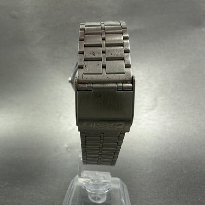 Casio MQ-336 Watch Men 33mm White Dial Silver Tone Round New Battery Vintage PL38