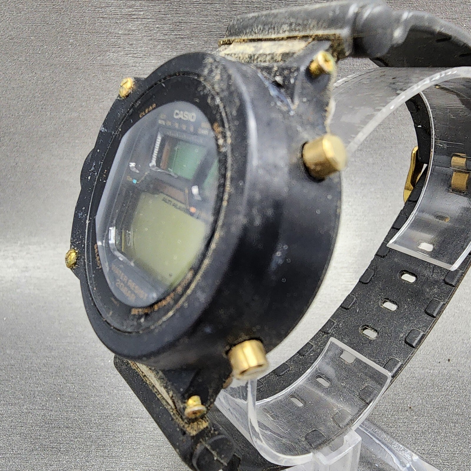 Casio GShock DW6700 Watch Men 46mm Digital Black Tone Round PARTS3