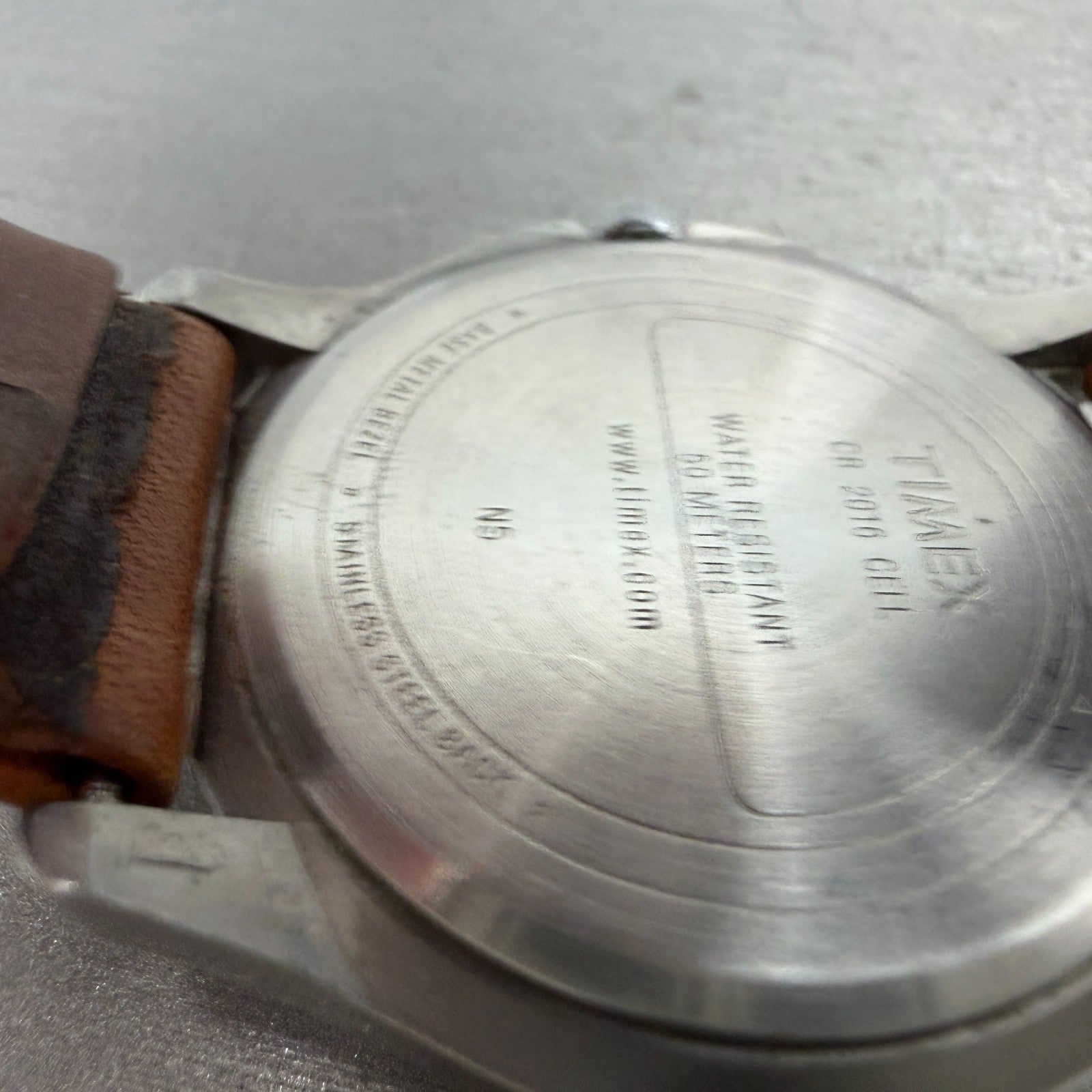 Timex Expedition Watch Men 39mm Brown Dial Silver Tone Date T44381 New Battery9