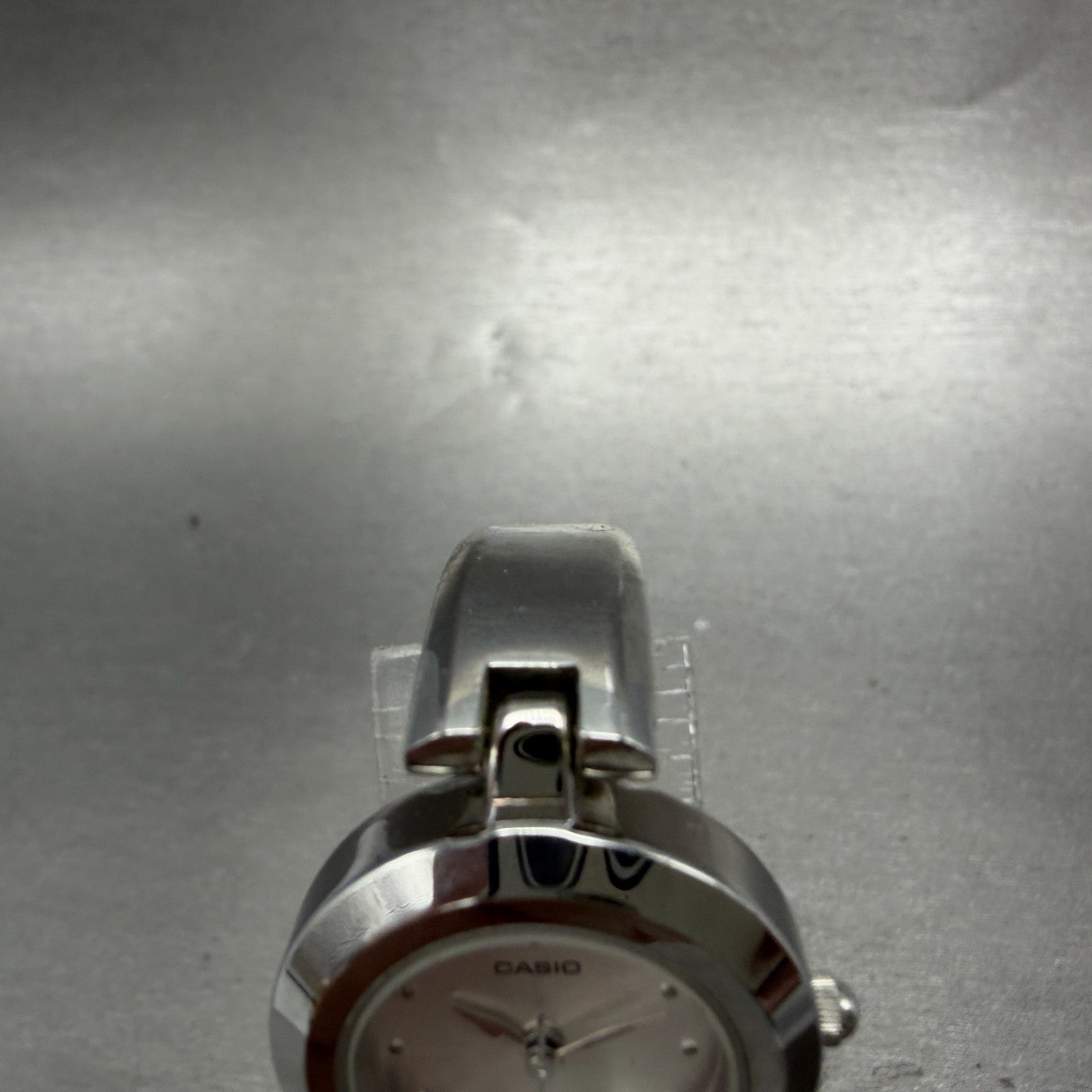 Casio Watch Women 24mm Silver Dial Silver Tone Round LTP-2025 New Battery4