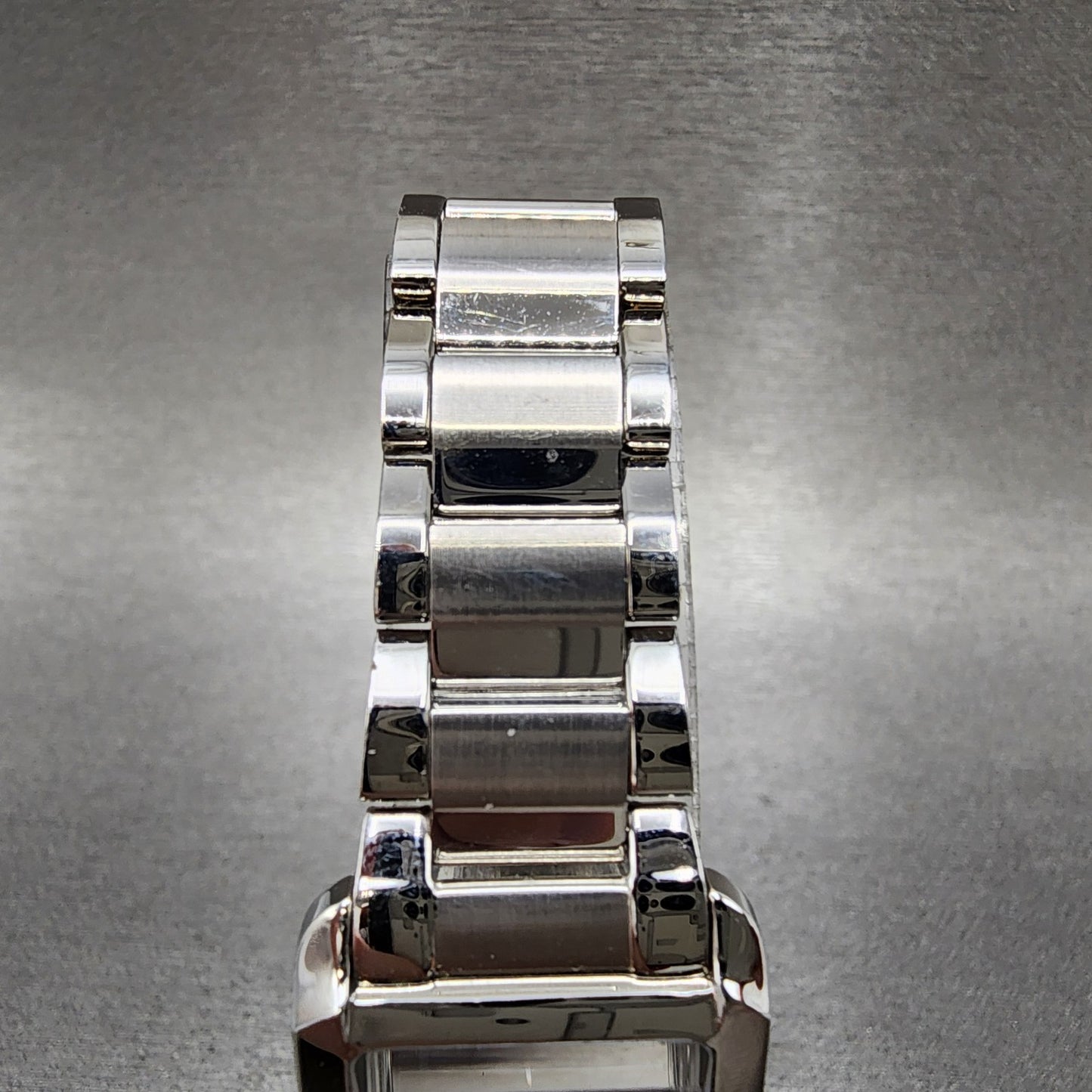 Citizen EcoDrive Tank Watch Women 22mm MOP Dial Silver Tone Rectangle Runs4