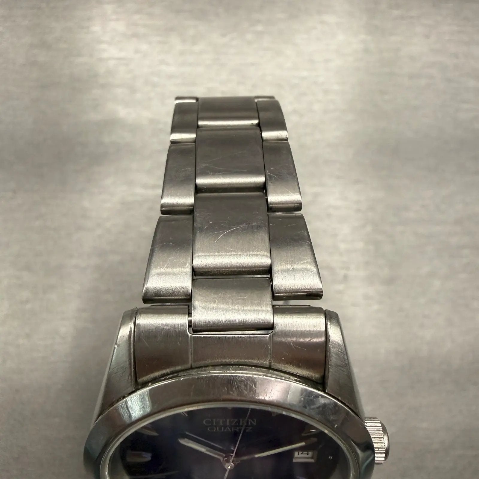 Citizen Watch Men 35mm Blue Dial Silver Tone Date Round 2510-S027845 New Battery4