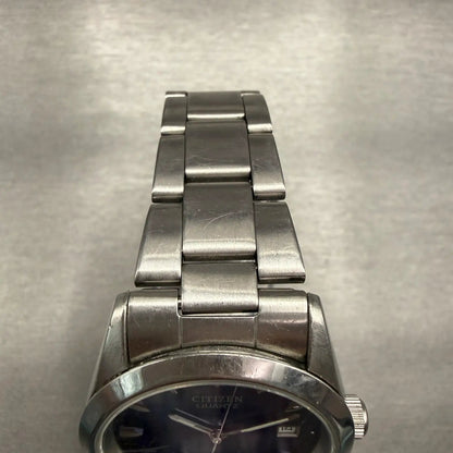 Citizen Watch Men 35mm Blue Dial Silver Tone Date Round 2510-S027845 New Battery4