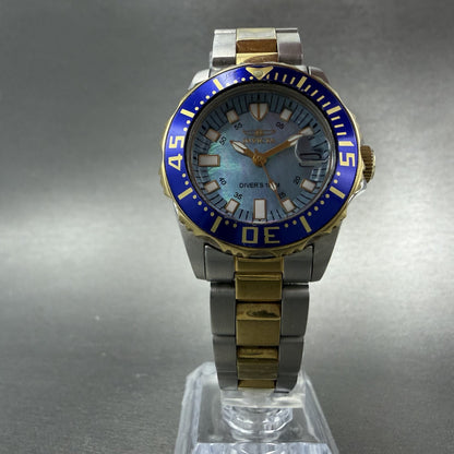 Invicta Pro Diver Watch Women 31mm MOP Dial Two Tone Date Round 2961 New Battery5