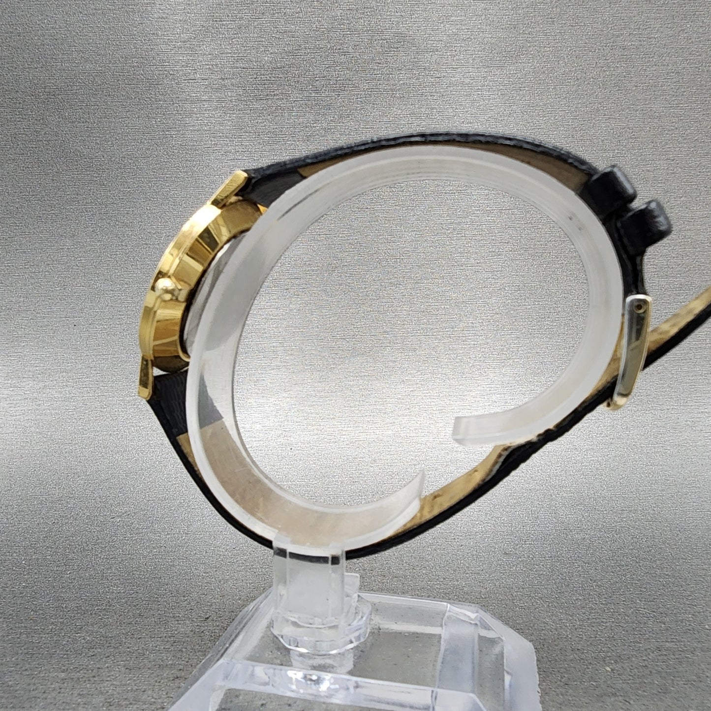 Movado Museum Watch 31mm Women Black Dial Gold Tone Round 87.45.882 New Batt ABC6