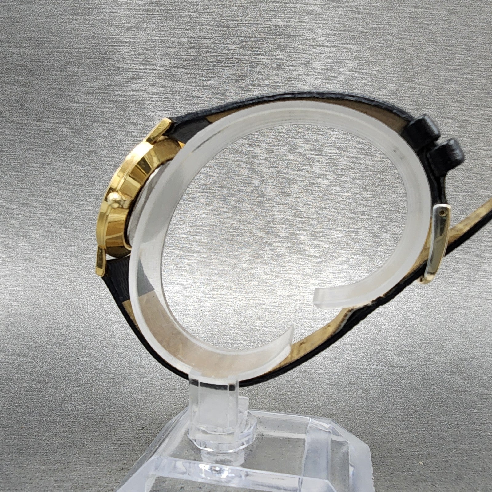 Movado Museum Watch 31mm Women Black Dial Gold Tone Round 87.45.882 New Batt ABC6