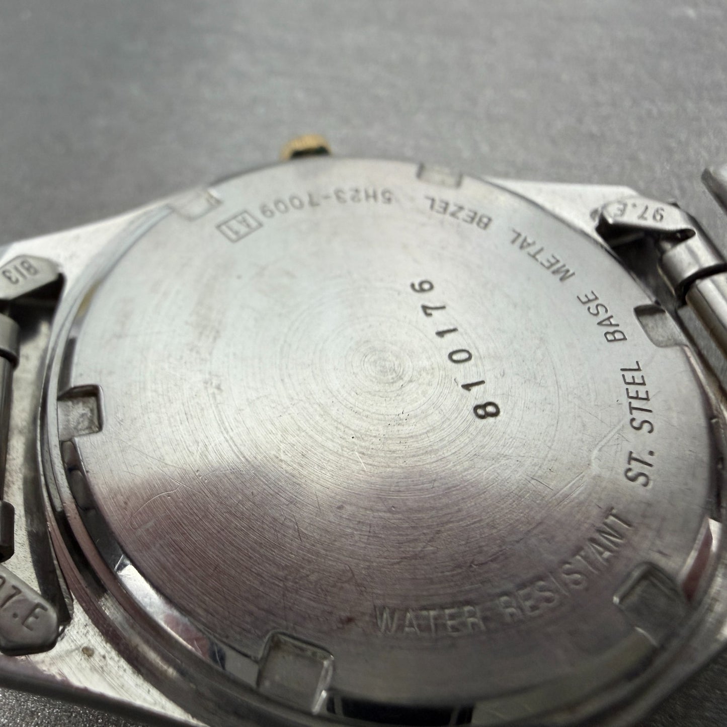 Seiko SQ Watch Men 34mm Silver Dial Two Tone Daydate Round 5H23-7009 New Battery10