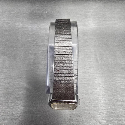 Seiko Watch Women 18mm Silver Dial Silver Tone Rectangle 2320-6349 New Battery4