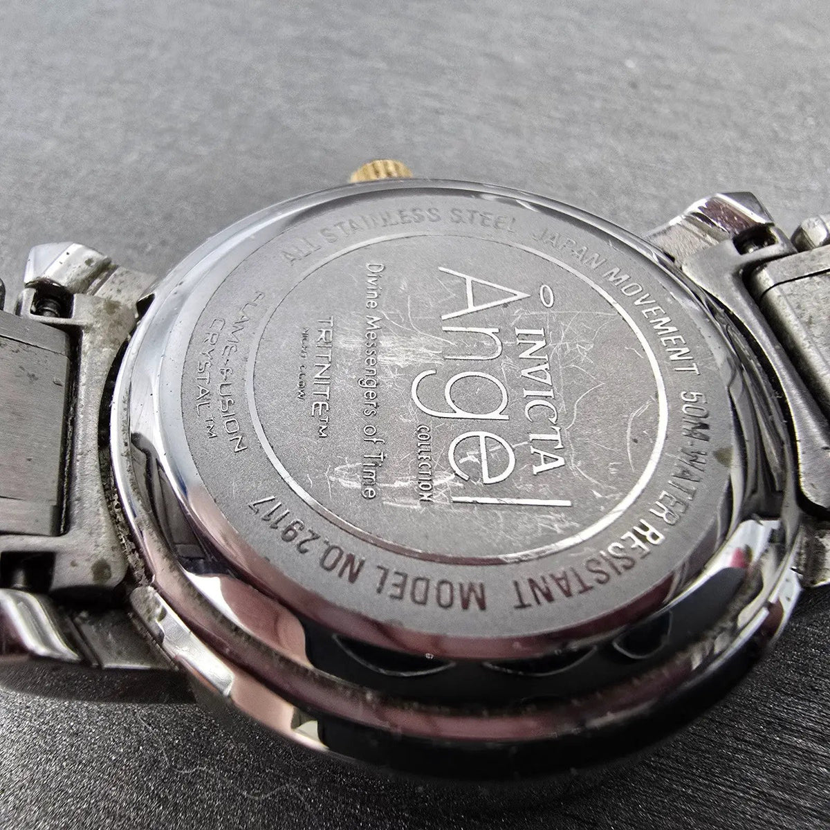 Invicta Angel Watch Women 33mm MOP Dial Two Tone Daydate Round 29117 New Battery9