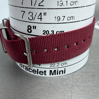 Briston Clubmaster Chronograph Watch Men 39mm Red Dial Brown Tone Date New Batt11