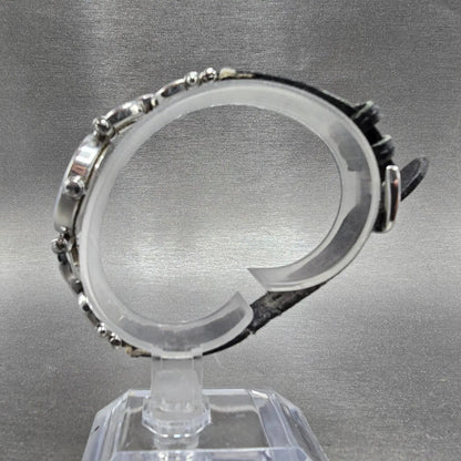 Coach Watch Women 22mmm Silver Dial Steel Round Leather W024PARTS9