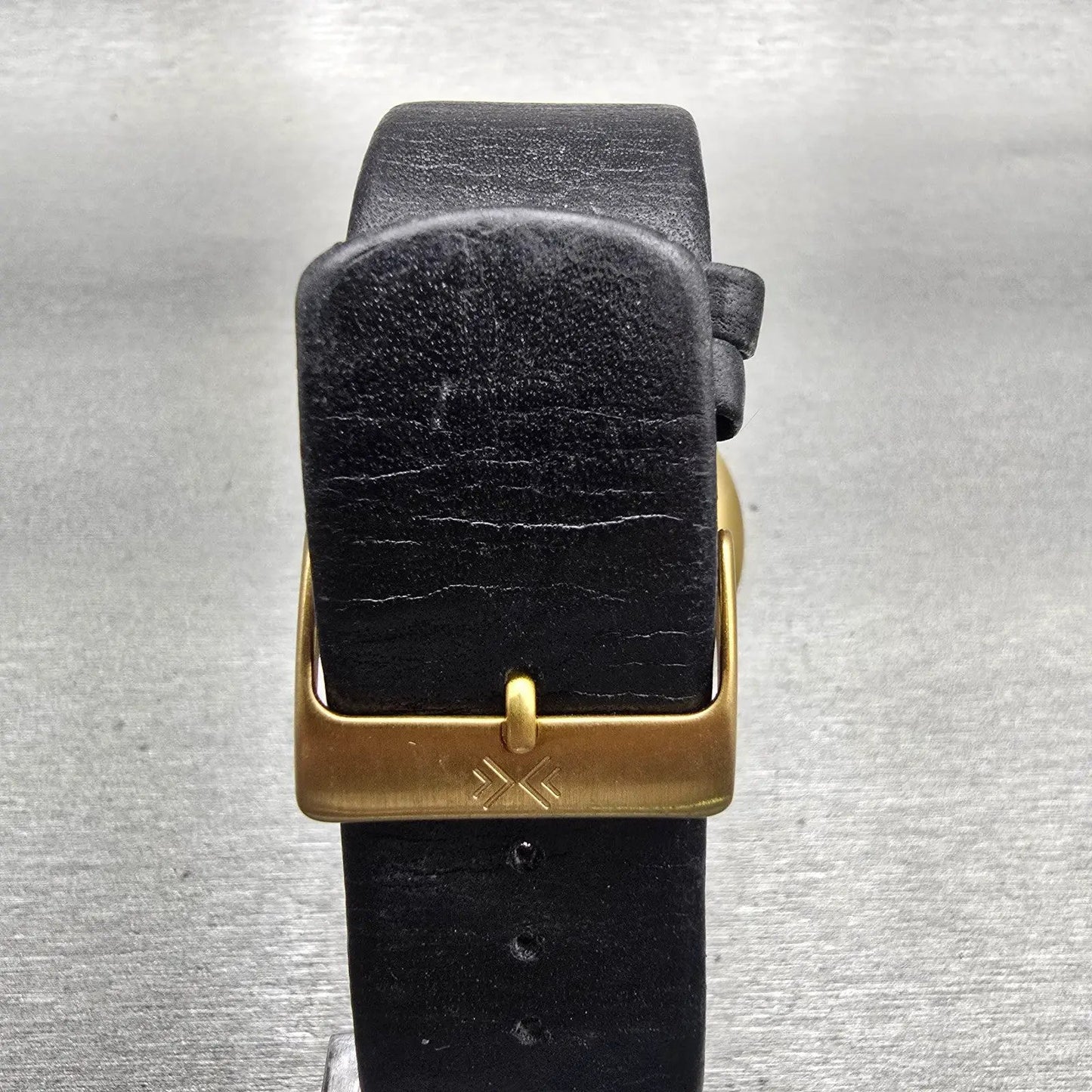 Skagen Watch Men 41mm Black Dial Gold Tone Date Round SKW6145 New Battery7