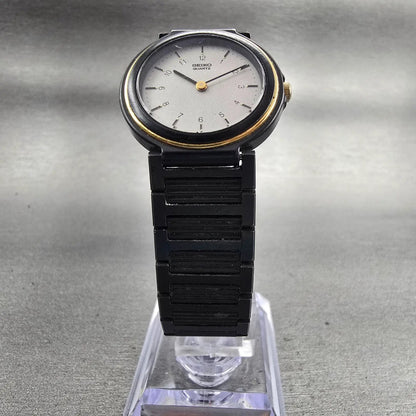 Seiko Watch Women 25mm Silver Dial Two Tone Round 2C20-0260 New Battery Vintage5