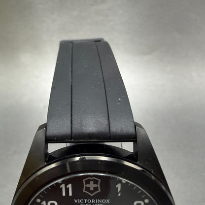 Victorinox Swiss Army Garrison Watch Men 40mm Black Dial Black Case Date NewBatt4