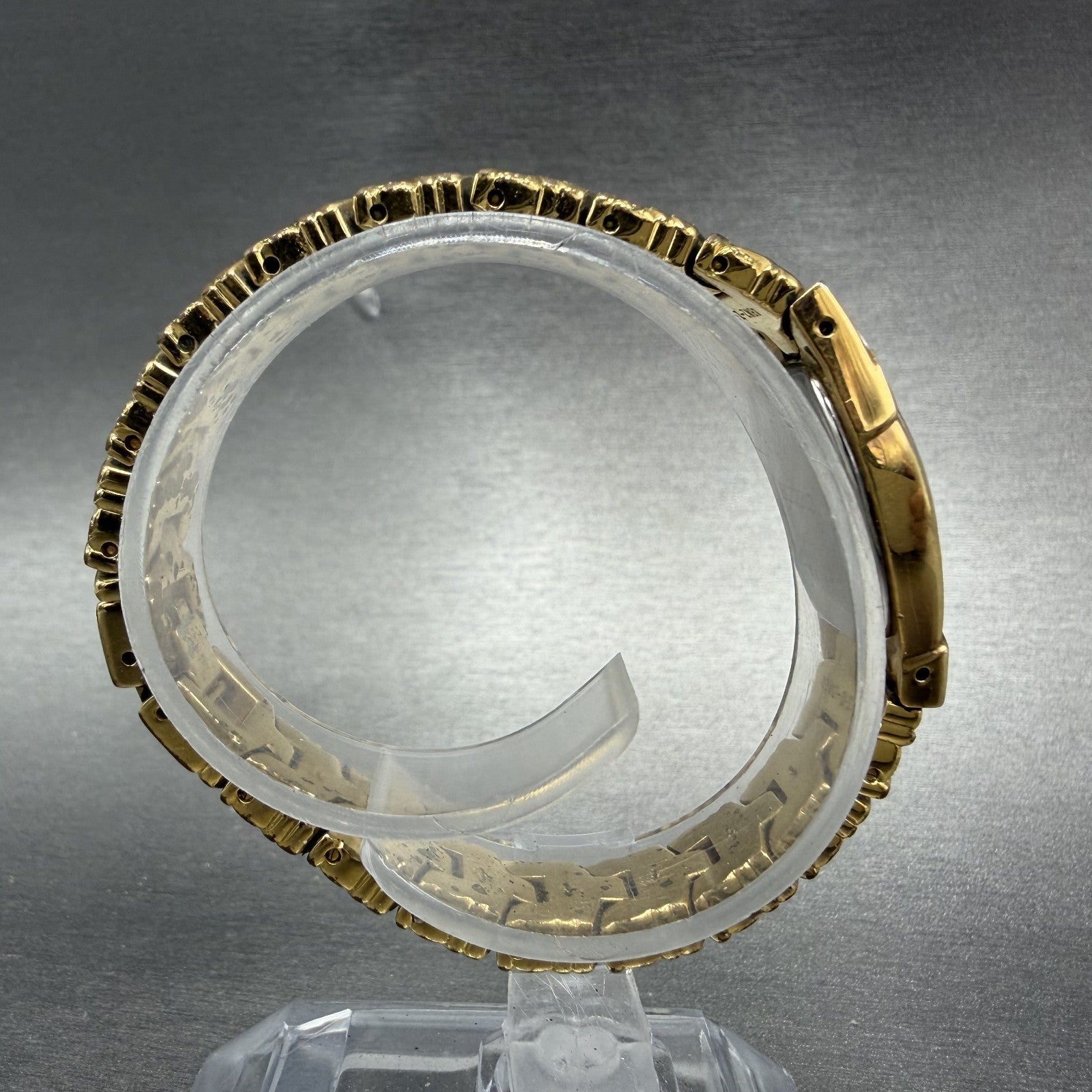 Seiko Watch Women 17mm Champagne Dial Gold Tone Oval 1N00-6P30 New Battery8