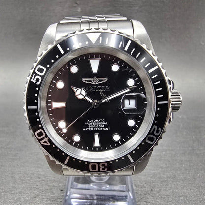 Invicta Pro Diver Automatic Watch Men 42mm Black Dial Steel Date 30091 Runs0