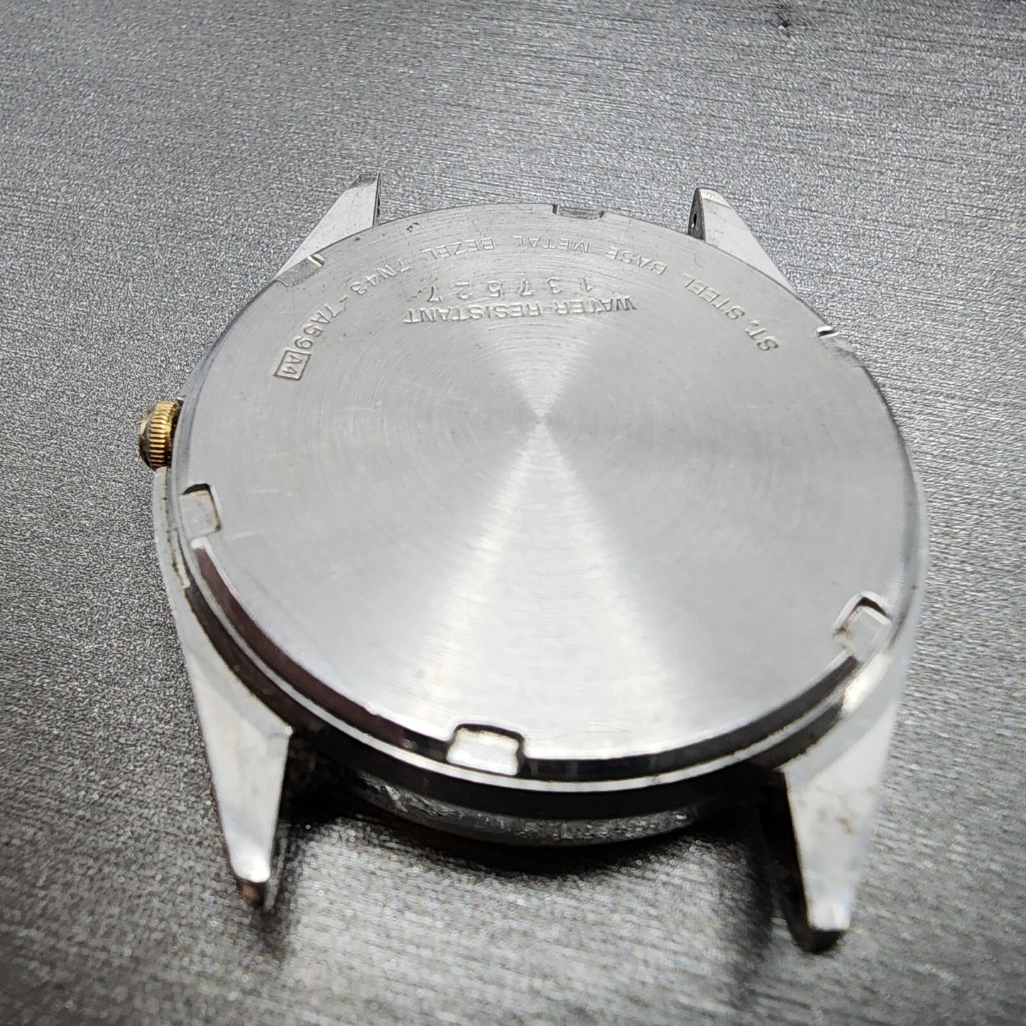 Seiko SQ Watch Men 35mm Gray Dial Two Tone Daydate 7n437a59 New Battery READ!!!9