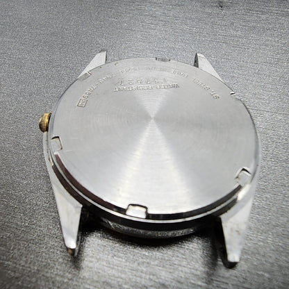 Seiko SQ Watch Men 35mm Gray Dial Two Tone Daydate 7n437a59 New Battery READ!!!9