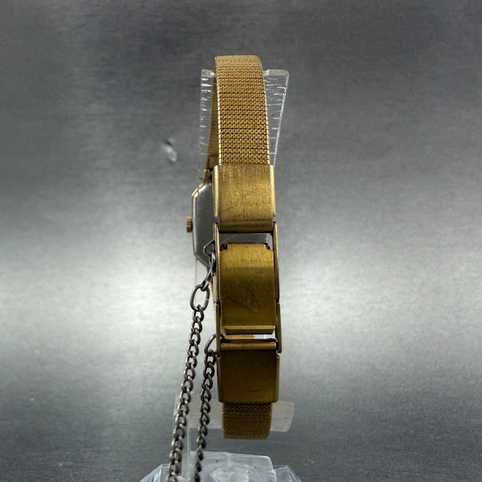 Seiko Watch Women 17mm Cream Dial Gold Tone Octagon VTG 4N00-5139 New Battery7