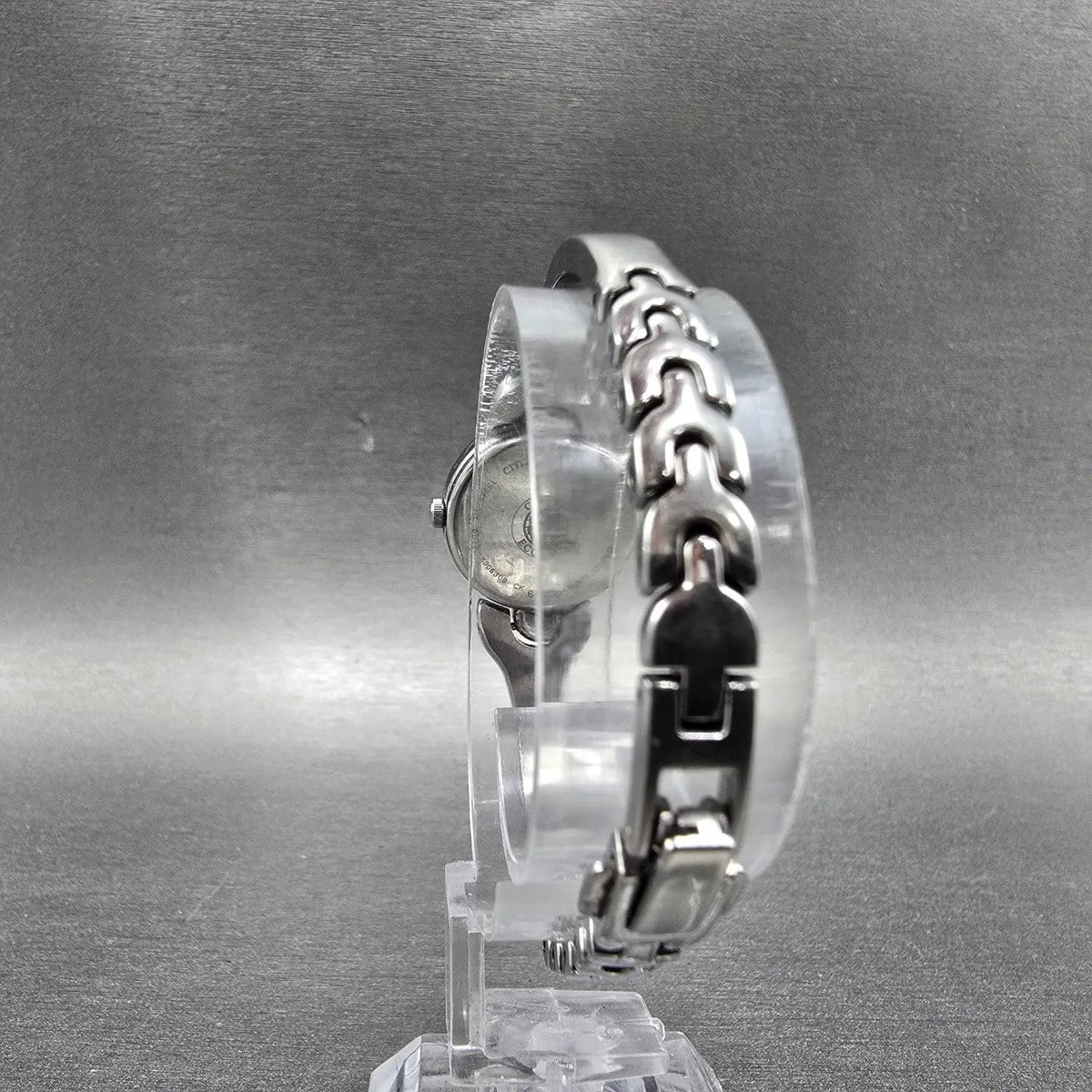 Citizen Eco-Drive Watch Women 23mm Black Dial Silver Tone B023-K006309 Works7