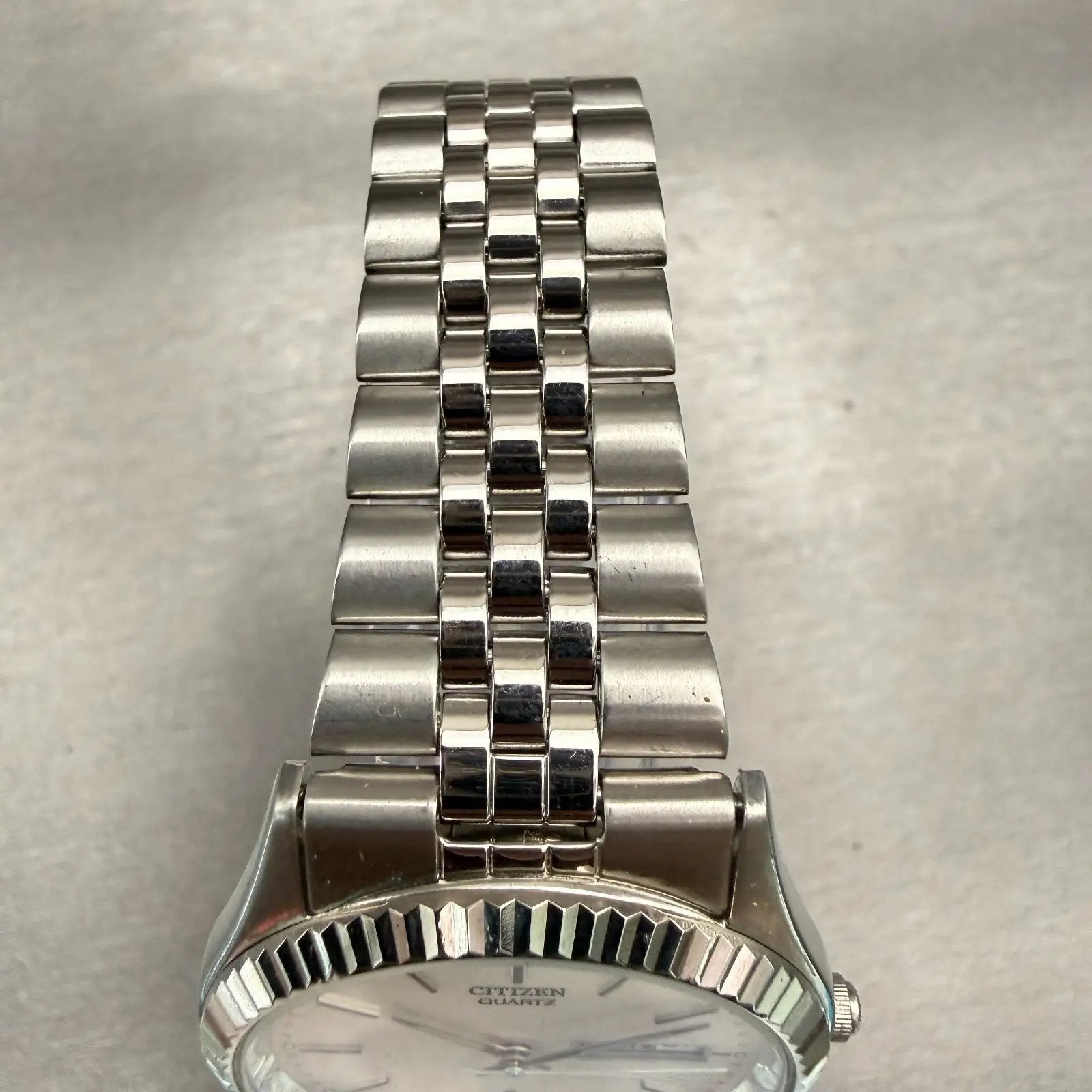 Citizen President Watch Men 35mm Silver Dial Silver Daydate Round New Battery4