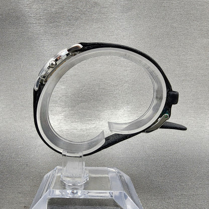 Movado Muesem Watch Women 26mm Black Dial Silver Tone NO BACK!! New battery7