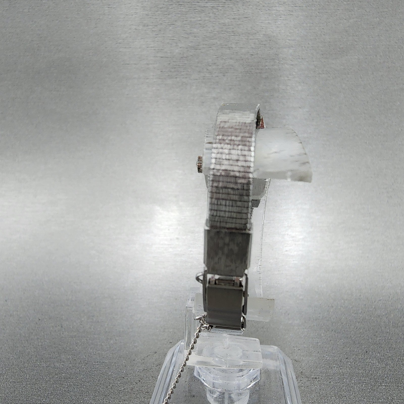 Seiko Watch Women 17mm Silver Dial Gold Plated Rectangle Manual 173280 Runs7