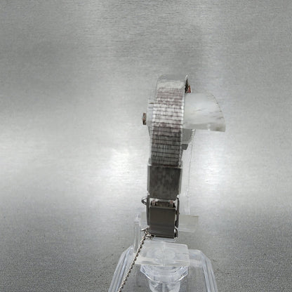 Seiko Watch Women 17mm Silver Dial Gold Plated Rectangle Manual 173280 Runs7