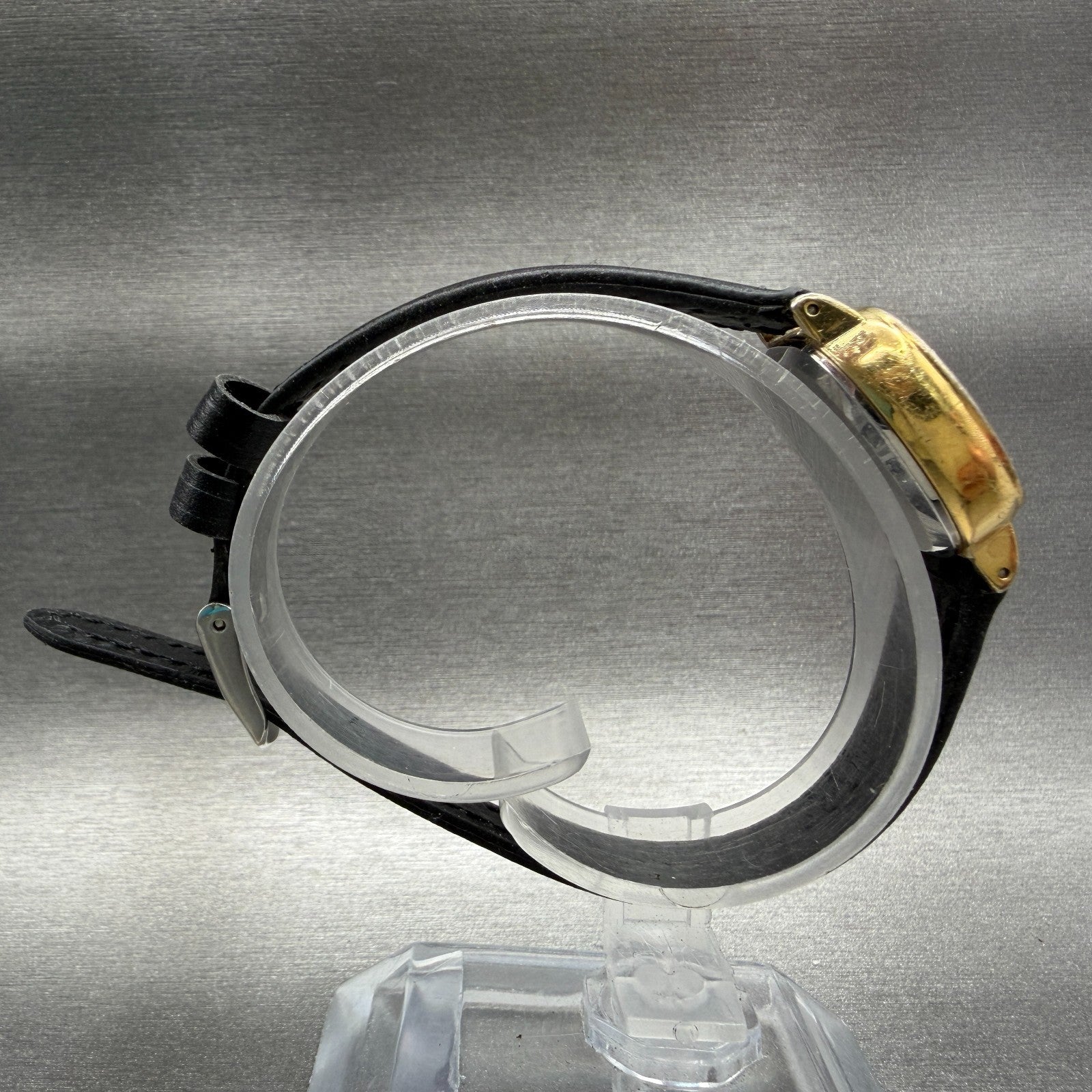 Seiko SQ Watch Women 21mm Champagne Dial Gold Tone Daydate 8523-5009 New Batt 878