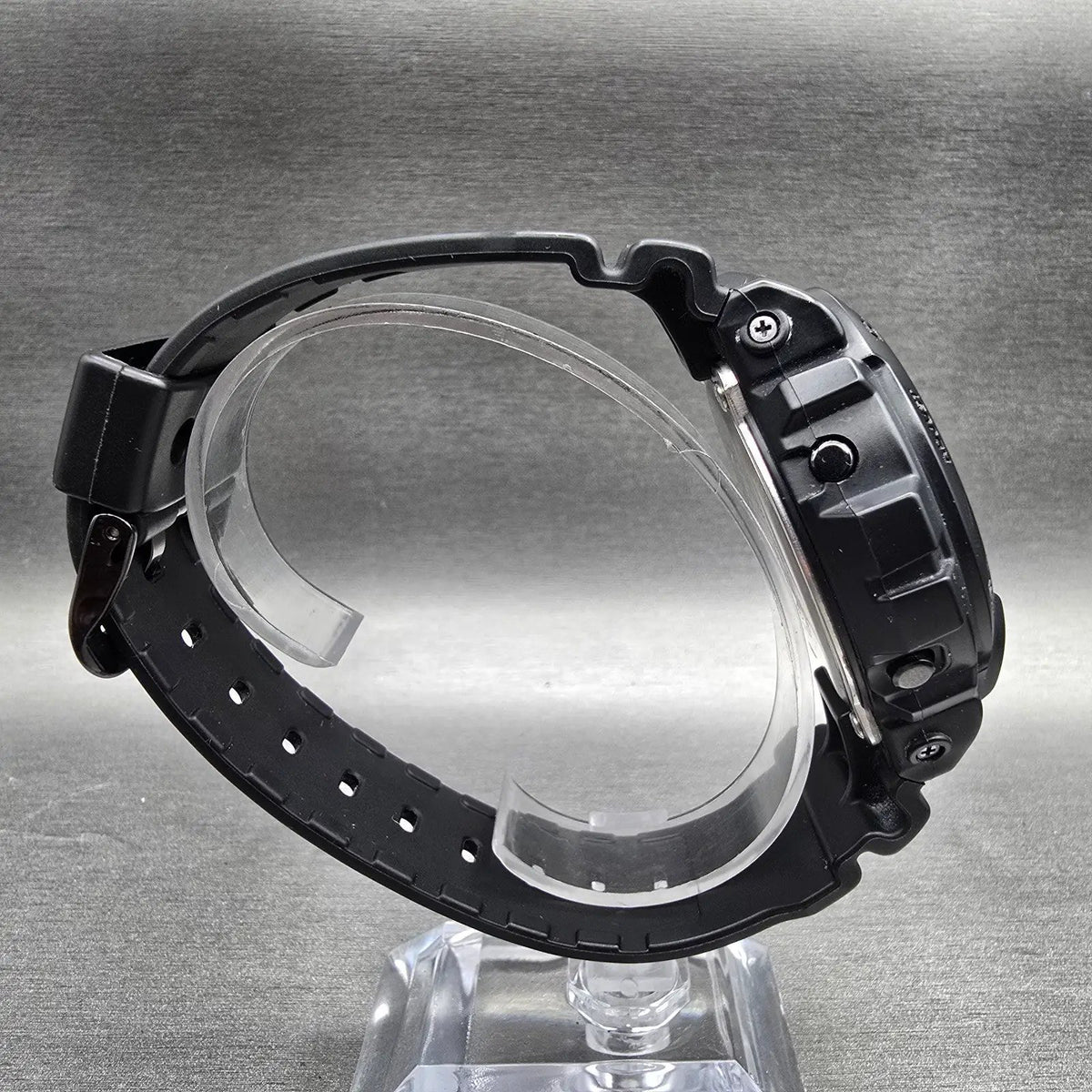 Casio G-Shock DW-6900MS Watch Men 50mm Black Red Chronograph Alarm New Battery H8