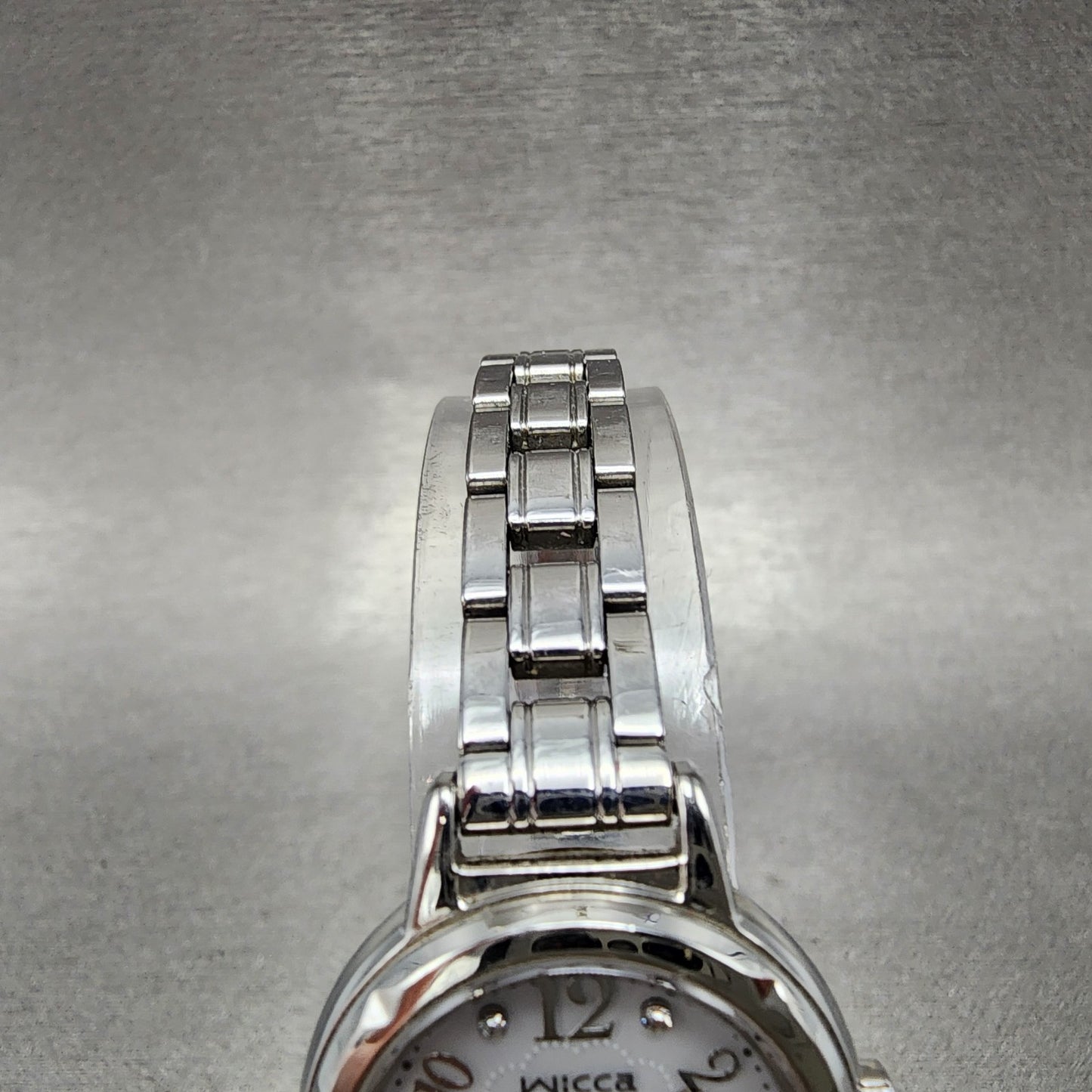 Citizen Wicca EcoDrive Watch Women 24mm White Dial Steel Round E031R005421 Run4
