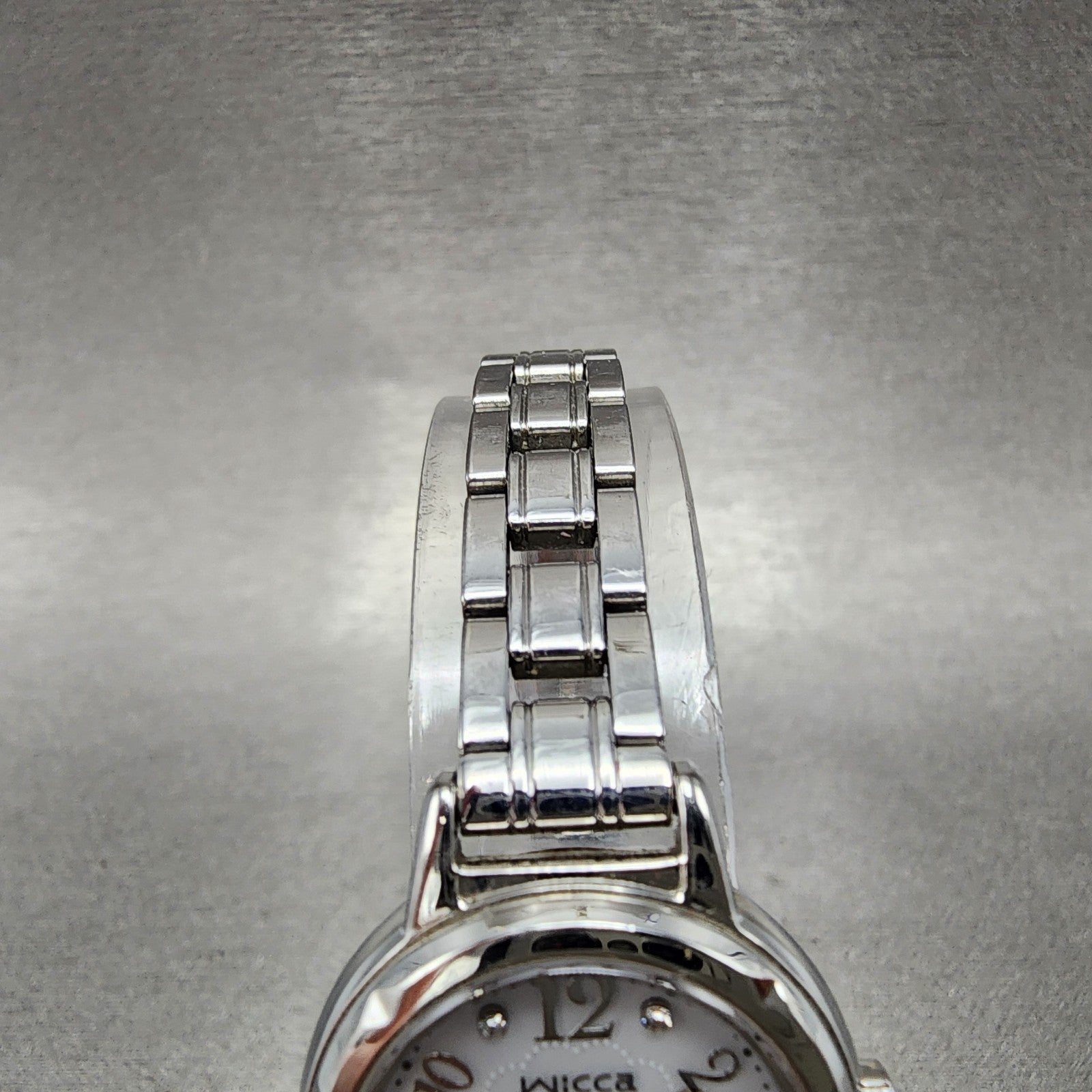 Citizen Wicca EcoDrive Watch Women 24mm White Dial Steel Round E031R005421 Run4