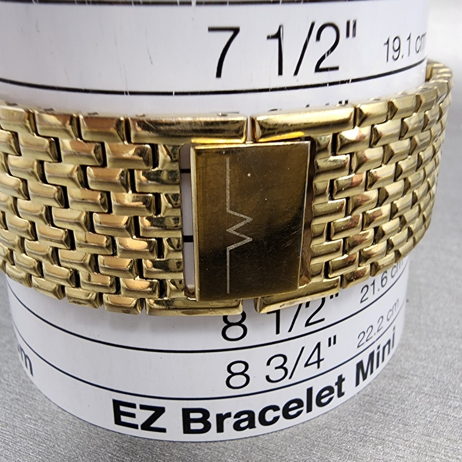 Wittnauer Tank Watch Men 32mm Gold Dial Gold Tone Rectangle 11D000 PARTS11