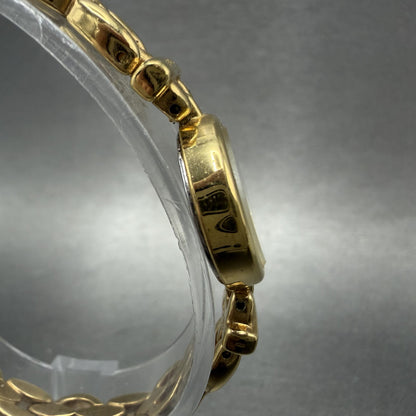 Seiko Alba Watch Women 18mm Champagne Dial Gold Tone Round Y1500800 New Battery3