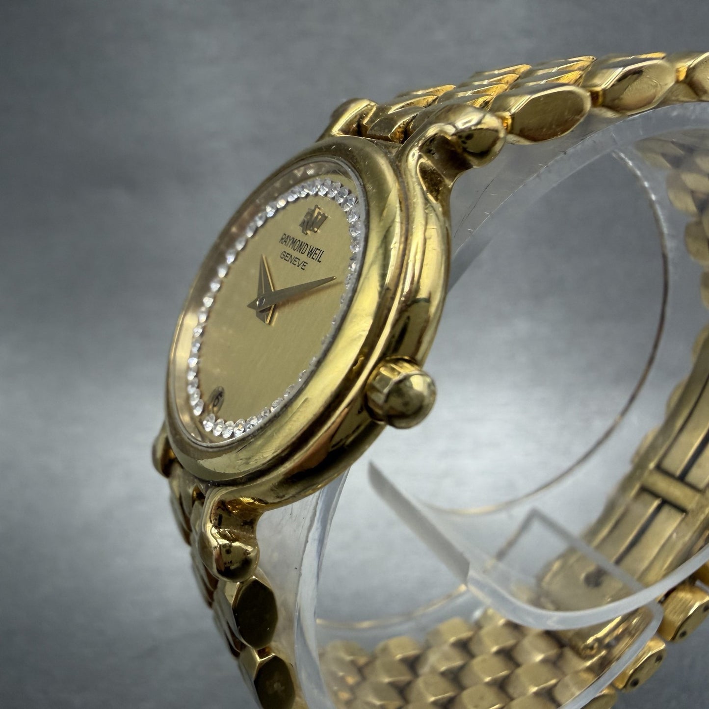 Raymond Weil Watch Women 24mm Champagne Dial Gold Plated 9937-2 PARTS3