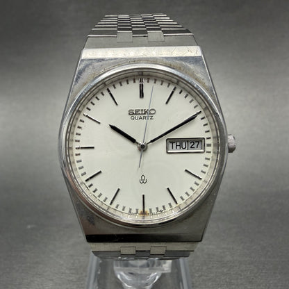 Seiko Majesta Watch Men 32mm Silver Dial Silver Tone Daydate 9063-602B New Batt0
