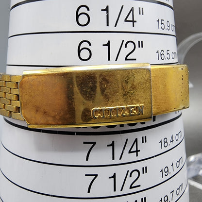 Citizen CosmostarV2 Watch Women 25mm White Dial Gold Tone Daydate Automatic Runs10