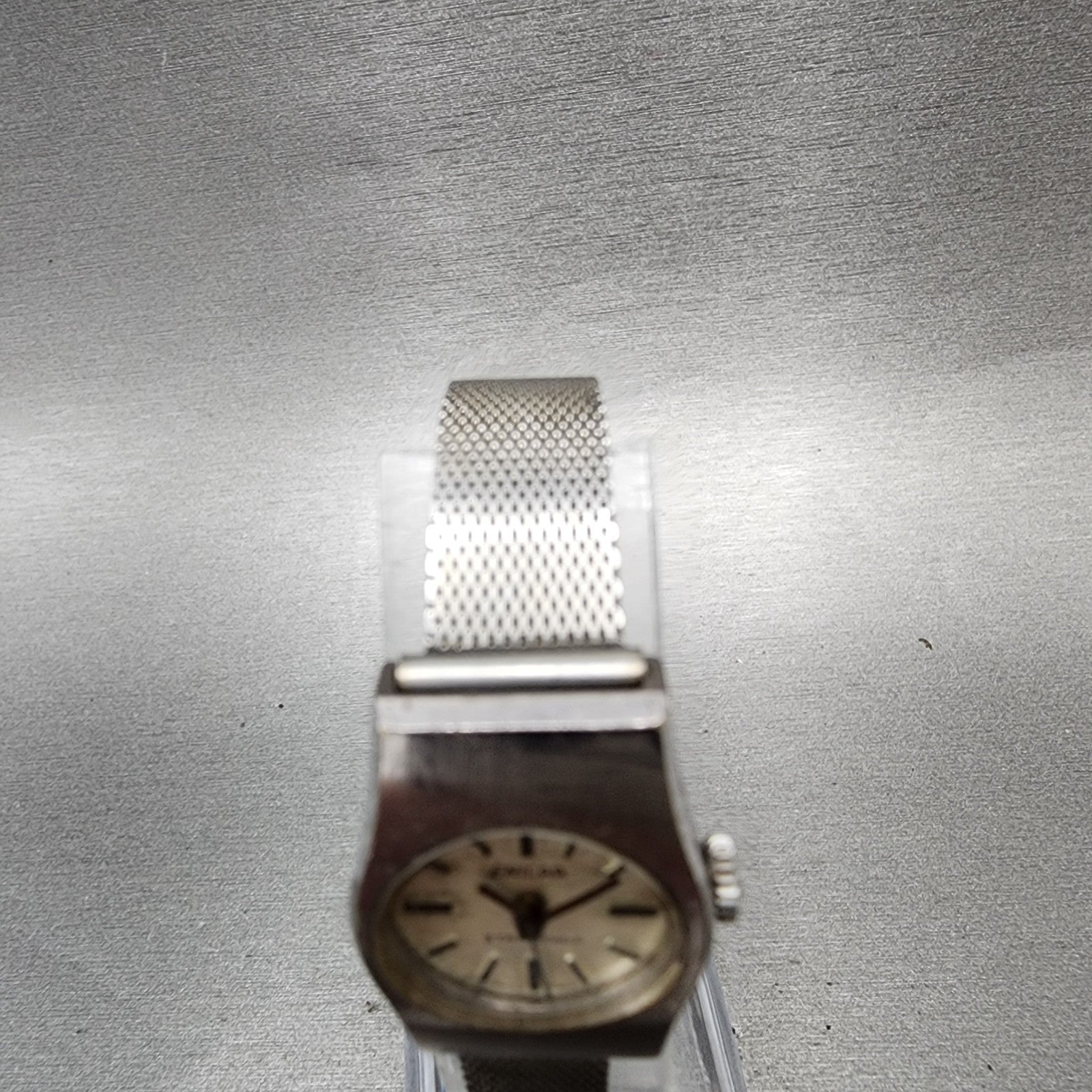 Enicar Star Watch Women 18mm Silver Dial Silver Tone Manual Wind PARTS5