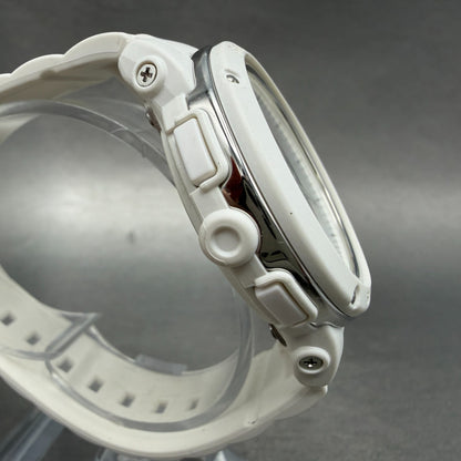 Casio Baby-G Watch Women 43mm Analog Digital White Alarm Chrono BGA-152 New Batt3