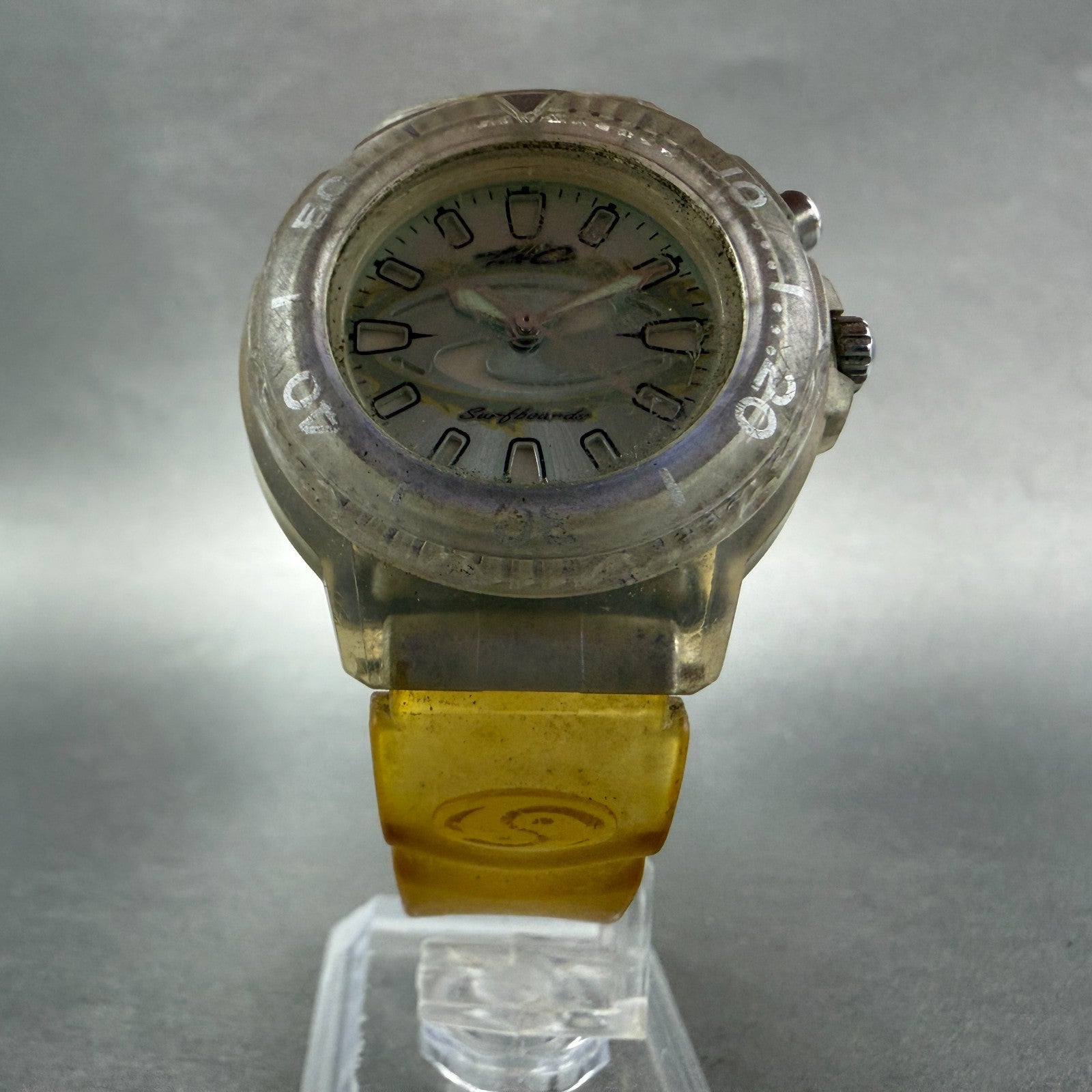 Orient Town & Country Dive Watch Women 34mm Blue Dial Clear Round New Battery5
